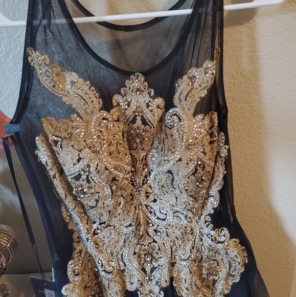 Black dress size 10 - Picture 1 of 4